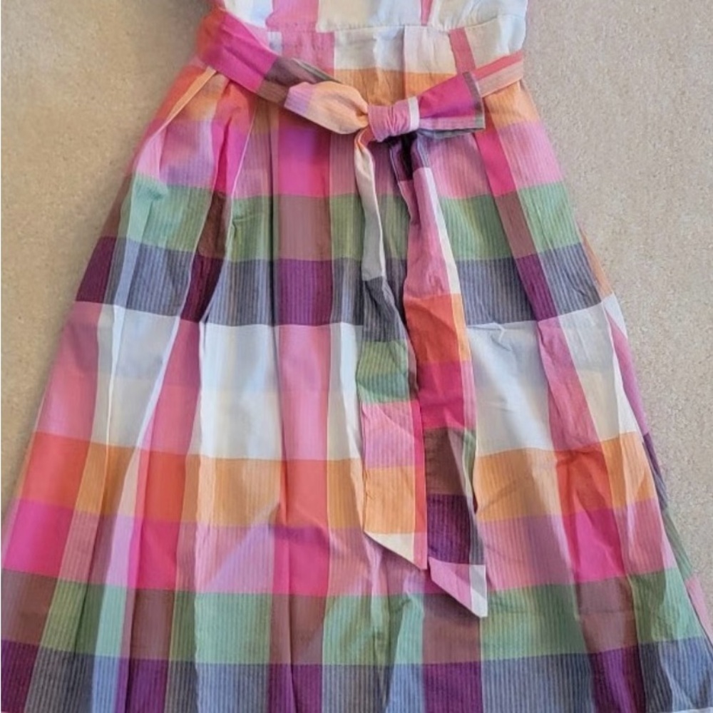 Kate Spade Colorful Checkered Midi dress